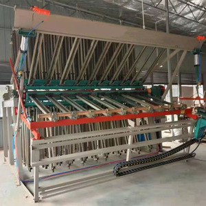 Prensa de encolado de madera hidráulica neumática de 10/14/20 filas con abrazadera giratoria y transportador compuesto - Product Image 5