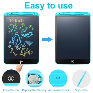 10 inç LCD yazma tableti dijital çizim kurulu doodle ped çocuklar için eğitim grafik çizim yazma tablet - Product Image 5