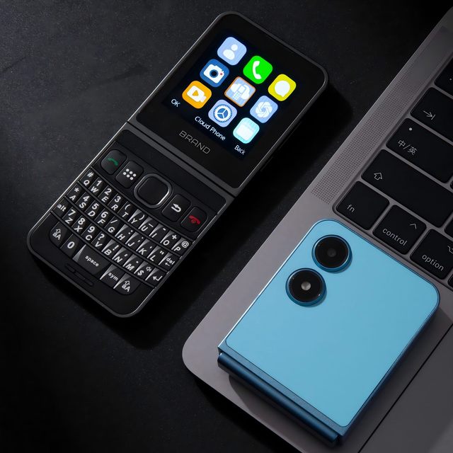 Pocket2 Qwerty Phone Keypad Mobile Phones Foldable Phones 4G 48MB 128MB 1000mAh Telephone Portable