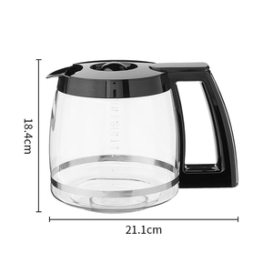 14-Tassen Ersatzkanne aus Hochwertigem Borosilikatglas für Cuisinart Kaffeemaschine Transparenter Amerikanischer Filterkaffee-Behälter - Product Image 1