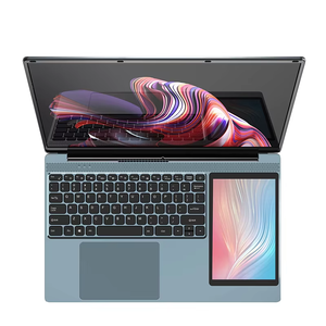 15.6 "+ 7" <span class=keywords><strong>Touchable</strong></span> Màn hình kép máy tính xách tay Intel Bộ vi xử lý mỏng thiết kế di động SSD IPS Tiếng Anh kim loại chúng tôi cho kinh doanh đi du lịch mới - Product Image 1