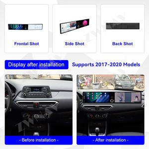 ZWNAV 12,3 + 12,3 pulgadas pantalla táctil grande Android reproductor Multimedia para Hyundai <span class=keywords><strong>Elantra</strong></span> 2017-2020 GPS Audio Radio Estéreo Unidad Principal - Product Image 4