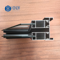 Ventanas Corredizas Modernas de Aluminio con Malla de Fibra de Vidrio para Oficina y Hogar