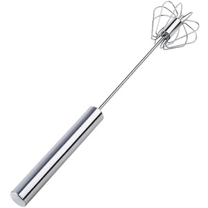 Fouet rotatif à pression semi-automatique Durable, <span class=keywords><strong>batteur</strong></span> à œufs <span class=keywords><strong>manuel</strong></span> en acier inoxydable, antirouille et Durable - Product Image 6