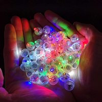 Nicro Glow in the Night LED bunte kleine runde Kugel Ballonlicht Halloween Weihnachtsfeier Lieferungen Mini-Flash-Lichter