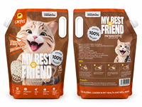 Litière pour chat en tofu écologique 10 kg 99% antibactérienne Fraîcheur longue durée Texture douce Formule multi-chats Personnalisable