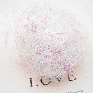 Venta al por mayor 1 mm Color seda Rafi hierba Metal Color brillante seda regalo embalaje trituración Flash papel trituración caja de regalo - Product Image 5