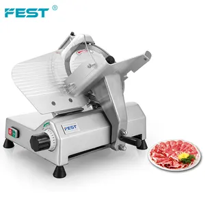 Fest 10 Inch Semi-Automatic Japanese Commercial Frozen Meat Slicer