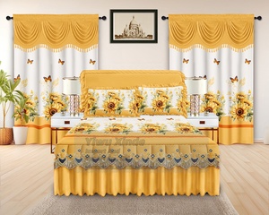 <span class=keywords><strong>Cubrecama</strong></span> y Colcha de Algodón con Delicado Encaje, Diseño Floral, Tamaño King, para un Ambiente Romántico en el Dormitorio - Product Image 5