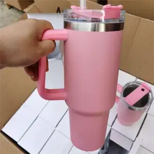 Wholesale Vacuum Stainless Steel 40oz Travel Cup With Handle Iced Quencher Tumbler 40oz
