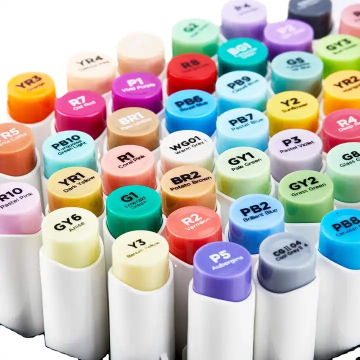 ohuhu 72 colors alcohol marker pens