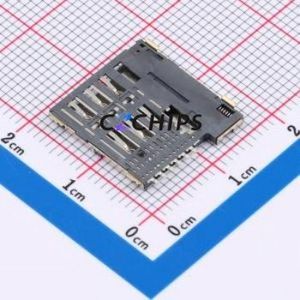SMD-001-6P <b>SIM</b> <b>Card</b> Connector SMD Connector Self-Return Type Micro <b>SIM</b> <b>Card</b> <b>Card</b> <b>Holder</b> - Product Image 2