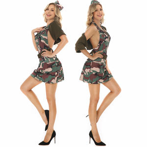 女性セクシー軍隊コスプレ衣装ハロウィン軍服 - Product Image 4