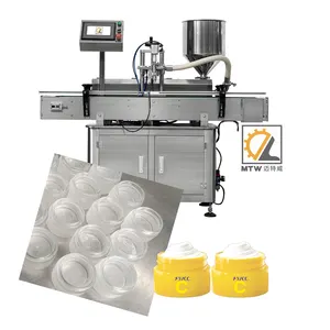 MTW automatische einkopf-kolben-abfüllmaschine mit plc-steuerung für lotion paste kosmetika creme