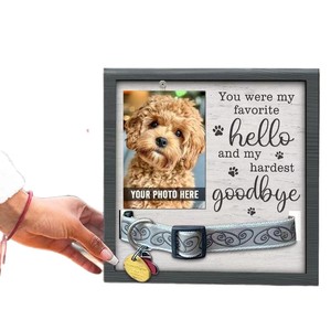 Custom Items Products Pic Frame Cat Dog <strong>Pet</strong> Memorial for <strong>Loss</strong> of Dog - Product Image 1