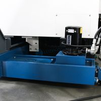 Tour CNC TCK63D/2000 avec tourelle motorisée BMT55, mandrin hydraulique creux de 12 pouces, contre-plate hydraulique inclinable à 45 degrés, GSK988TA