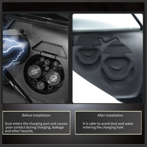 Housse anti-poussière étanche en Silicone à prix d'usine pour <span class=keywords><strong>Tesla</strong></span> modèle 3 modèle <span class=keywords><strong>Y</strong></span> nouvelle énergie véhicule Port de charge protecteur en caoutchouc - Product Image 4
