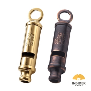 Silbato de emergencia de material de latón dorado de alta calidad - Product Image 1