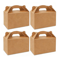 Boîte à cupcakes en cellophane avec fenêtre, pour bonbons, biscuits, desserts, emballage cadeau, à emporter
