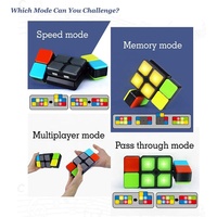 Cube de musique clignotant Jeu de puzzle électronique pour adolescents Jeu de combat de vitesse pour enfants 4 modes