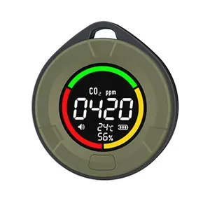 Hoge Gevoelige Nauwkeurigheid PTH-10C Draagbare Outdoor Milieu Testers Ndir Co2 Luchtkwaliteit Monitor Kooldioxide Detector