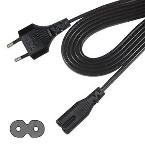 Universele CEE7/16 Te IEC320 C7 Figuur 8 Connector 2 Prong Eu Netsnoer Ac Voeding Kabel