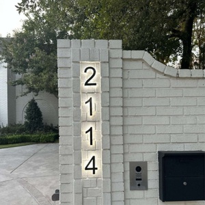 Plaques de numéros de maison personnalisées en gros, lettres de rue, numéros de porte, plaques d'adresse - Product Image 5