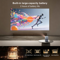Mini Proyector Inteligente con Batería Integrada, Fuente de Luz LED, Bajo Nivel de Ruido de 32dB, Interfaz HDMI y USB, Proyector HD de 720P para el Hogar, OEM