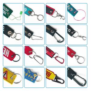 Vêtement brodé personnalisé texte personnalisé lettre Logo broderie tissu porte-clés pour compagnie aérienne - Product Image 3