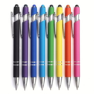Metal Plastic Black Ink <b>With</b> Custom Logo Wholesale Engraving Touch Screen <b>Stylus</b> Ballpoint - Product Image 1