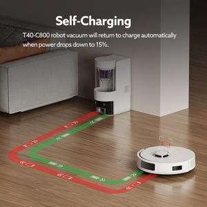 Self-Emptying Robot Vacuum & <b>Mop</b> with Powerful Suction Sonic Mopping LDS Navigation Hotel Use Avoids Obstacles - Product Image 4