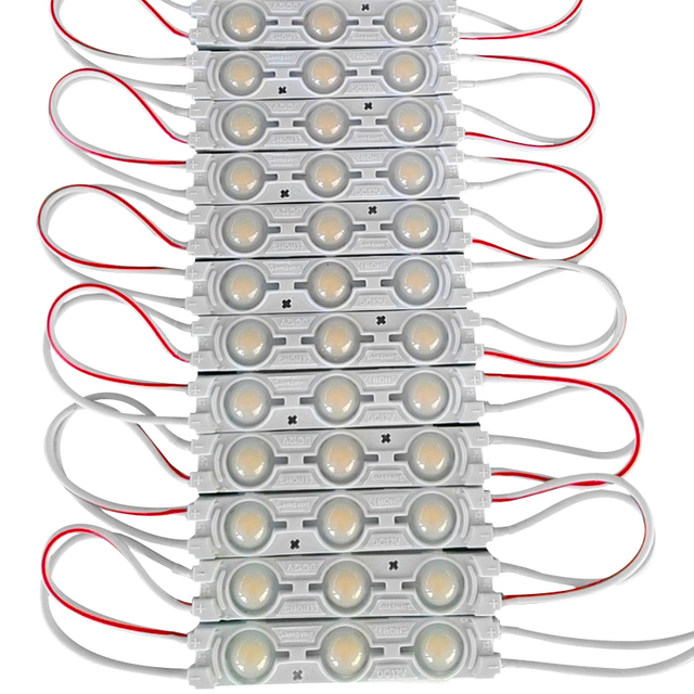 Advertisement DC 12V 1.2W 1.5W LED Module Light Cool White Red Blue Yellow pink Green Injection 2835 Led Module Light