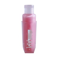 Modèle géant de gloss à lèvres pour présentoir de marque cosmétique, sculpture personnalisée en résine transparente colorée