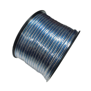 Mavi renk 2 çekirdekli ses <span class=keywords><strong>Stereo</strong></span> paralel kablo 8AWG 12AWG 14AWG temizle hoparlör kablosu - Product Image 1