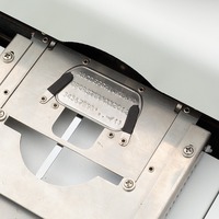 Máquina Manual de Grabado y Relieve para Tarjetas de PVC, Máquina de Grabado de Placas de Identificación con Codificación de Códigos de Barras para Placas de Aluminio y Cobre