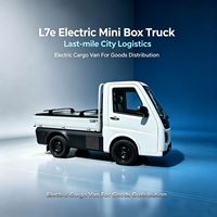 Camionnette électrique à plateau plat Runhorse L7e, mini-véhicule utilitaire électrique municipal, autonomie 201-300 km, puissance 50 kW pour les travaux d'ingénierie urbaine