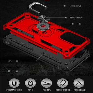 Étui de protection antichoc en métal avec anneau pour <span class=keywords><strong>Samsung</strong></span> Galaxy A54 A53 <span class=keywords><strong>A52</strong></span> A12 A13 A33 A23 A73 A14 A51 A50 A22 A32 A04 A34 A03s A72 - Product Image 6