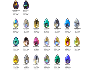 Brillo simile a un Diamante Azul De Cristal, esperjo De Coser Para La Joyeria Personalizacion De Alta Costura - Product Image 3