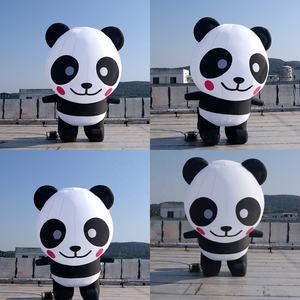 Decoración al aire libre, modelo de Panda inflable, mascota inflable de panda gigante para exteriores, promoción de <span class=keywords><strong>Anime</strong></span> - Product Image 3