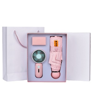Mini Ventilador Económico, Compacto y Apto para Todas las Estaciones, con Diseño de Paraguas Colorido, Ideal para Fiestas y Regalos de Año Nuevo - Product Image 3