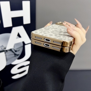 Étui en cuir PU à motif léopard tendance pour <span class=keywords><strong>iPhone</strong></span> Air <span class=keywords><strong>11</strong></span> 12 13 14 15 16 17 <span class=keywords><strong>Pro</strong></span> Max, placage, protection intégrale, antichoc - Product Image 4