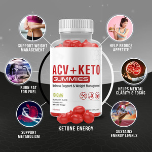 Gomitas Quemagrasas Personalizadas, Suplementos Adelgazantes, Gomitas de Vinagre de Sidra de Manzana para un Vientre Plano, Keto <span class=keywords><strong>ACV</strong></span> - Product Image 4