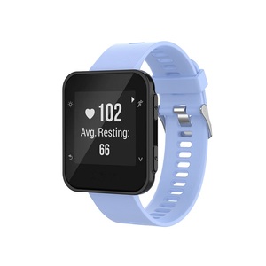 <span class=keywords><strong>Bracelet</strong></span> de rechange pour Garmin <span class=keywords><strong>Forerunner</strong></span> <span class=keywords><strong>35</strong></span>/30 sport <span class=keywords><strong>Bracelet</strong></span> intelligent avec outil boucle en métal argenté couleur Pure <span class=keywords><strong>Bracelet</strong></span> de montre en Silicone - Product Image 2