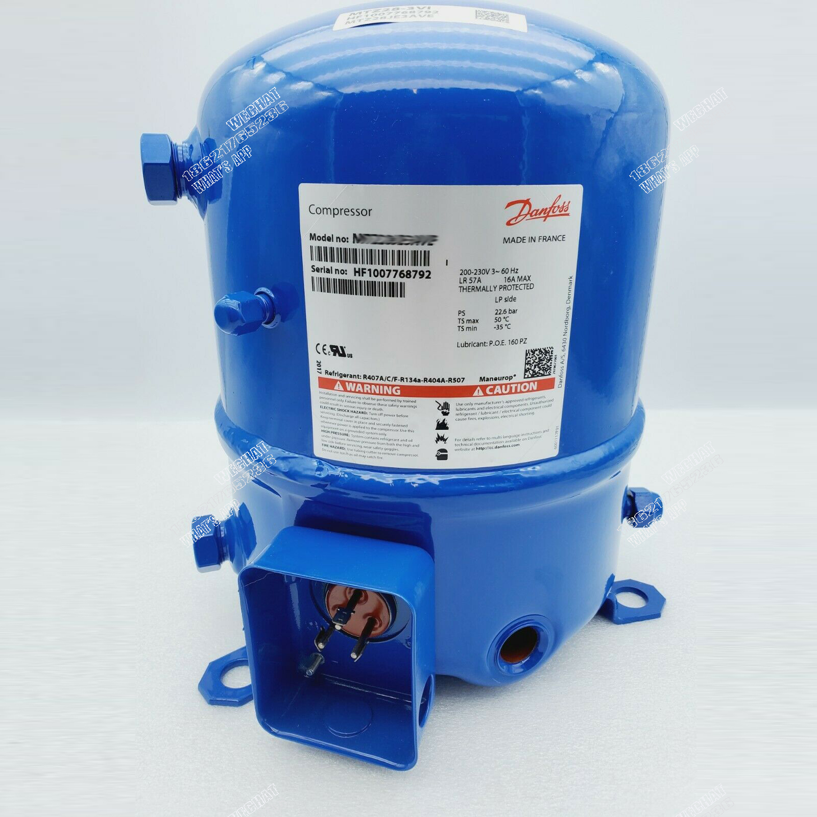 Genuine Scroll Compressor ZX109KCE-TFD-687 for Refrigeration