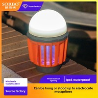Lampe LED anti-moustiques d'extérieur, étanche, pour camping, éclairage d'ambiance, suspension, type lanterne de cheval, pour tente et stand