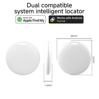 Localizador de Doble Sistema con Certificación MFi, Compatible con Apple Find My y Google Find My Device, Localizador Global para iOS y Android