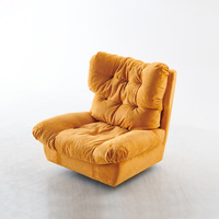 Chaise pivotante simple de style italien Canapé moderne en tissu de loisirs pour le salon et la chambre à coucher-Cloud Inspired Internet Celebrity Favorite