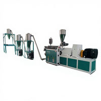Chaîne de production d'extrusion de granulateur composite en bois plastique PVC WPC