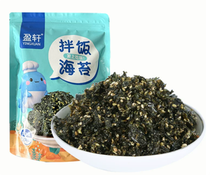 Yingxuan Flocons d'algues séchées instantanées au sésame pour riz, grand format, collation de bureau, assaisonnement pour boulettes de riz 250g - Product Image 1