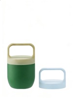Boîte à lunch isotherme en acier inoxydable 304, couvercle anti-fuite, design détachable, isolation de 6 à 12 heures pour les employés de bureau et les écoliers